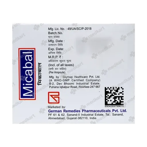 micabal 500mcg injection 1 ml